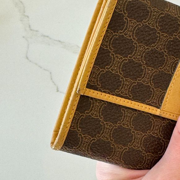 Celine‎ Triomphe Canvas Wallet - Vintage - Picture 11 of 12